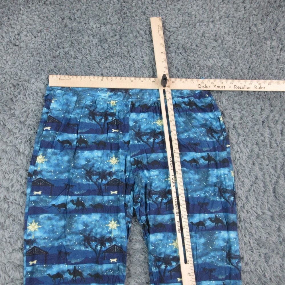 Tiny Roots Pajama Set Womens Small Blue Nativity Christmas TENCEL Modal NWT - Picture 11 of 16